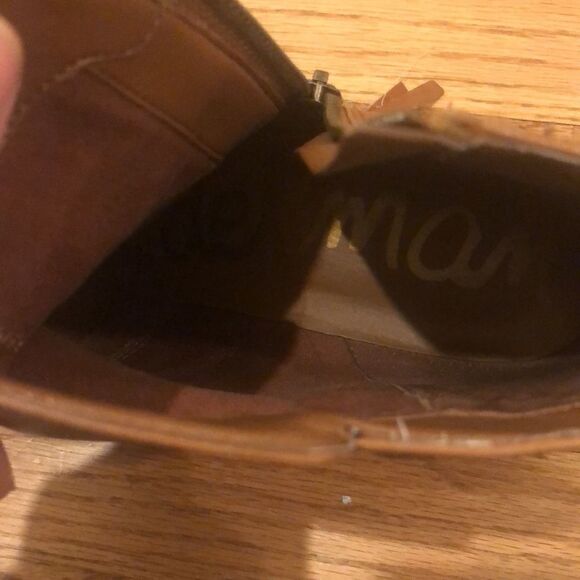 SAM Edelman Light Brown Ankle Boots - Picture 5 of 10